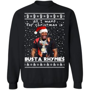 Busta Rhymes Rapper Ugly Christmas Sweater
