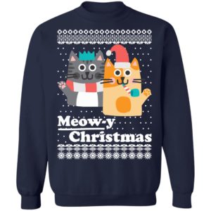 Cats Meowy Christmas Funny Ugly Christmas Sweater