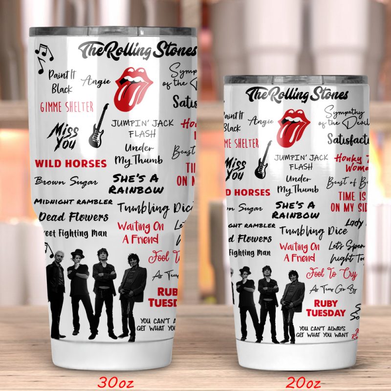 The Rolling Stones Tumbler 20oz 30oz The Rolling Stones Tumbler 20oz 30oz