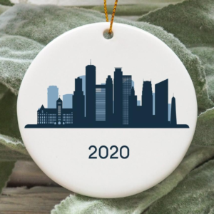 Minneapolis City 2020 Christmas Tree Ornament