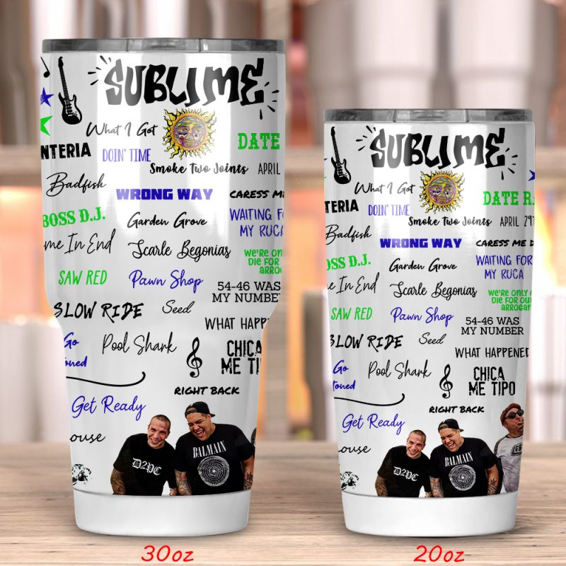 Sublime band Tumbler 20oz 30oz Sublime band Tumbler 20oz 30oz