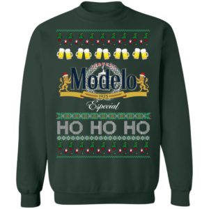 Cerveza Modelo Especial Beer Ho Ho Ho Ugly Christmas Sweater Cerveza Modelo Especial Beer Ho Ho Ho Ugly Christmas Sweater