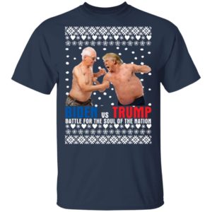 Biden vs Trump Battle For The Soul Of The Nation 3D Ugly Christmas Sweater