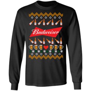 Budweiser Beer Funny Ugly Christmas Sweater Shirt