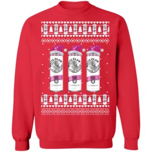 Black Cherry White Claw Hard Seltzer Ugly Christmas Sweater