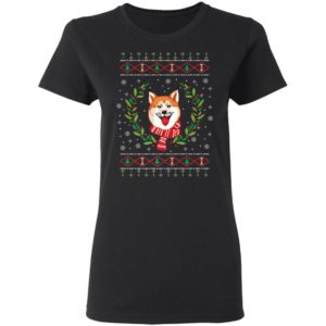 Akita Ugly Christmas Jumper T-Shirt Long Sleeve Sweater