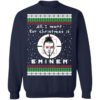 Elf Reindeer Dabbing Santa Ugly Christmas Sweater