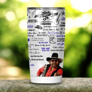 Hank Williams Jr Tumbler 20oz 30oz