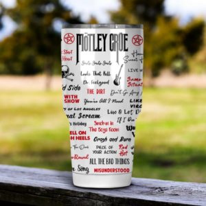 Motley Crue Tumbler 20oz 30oz