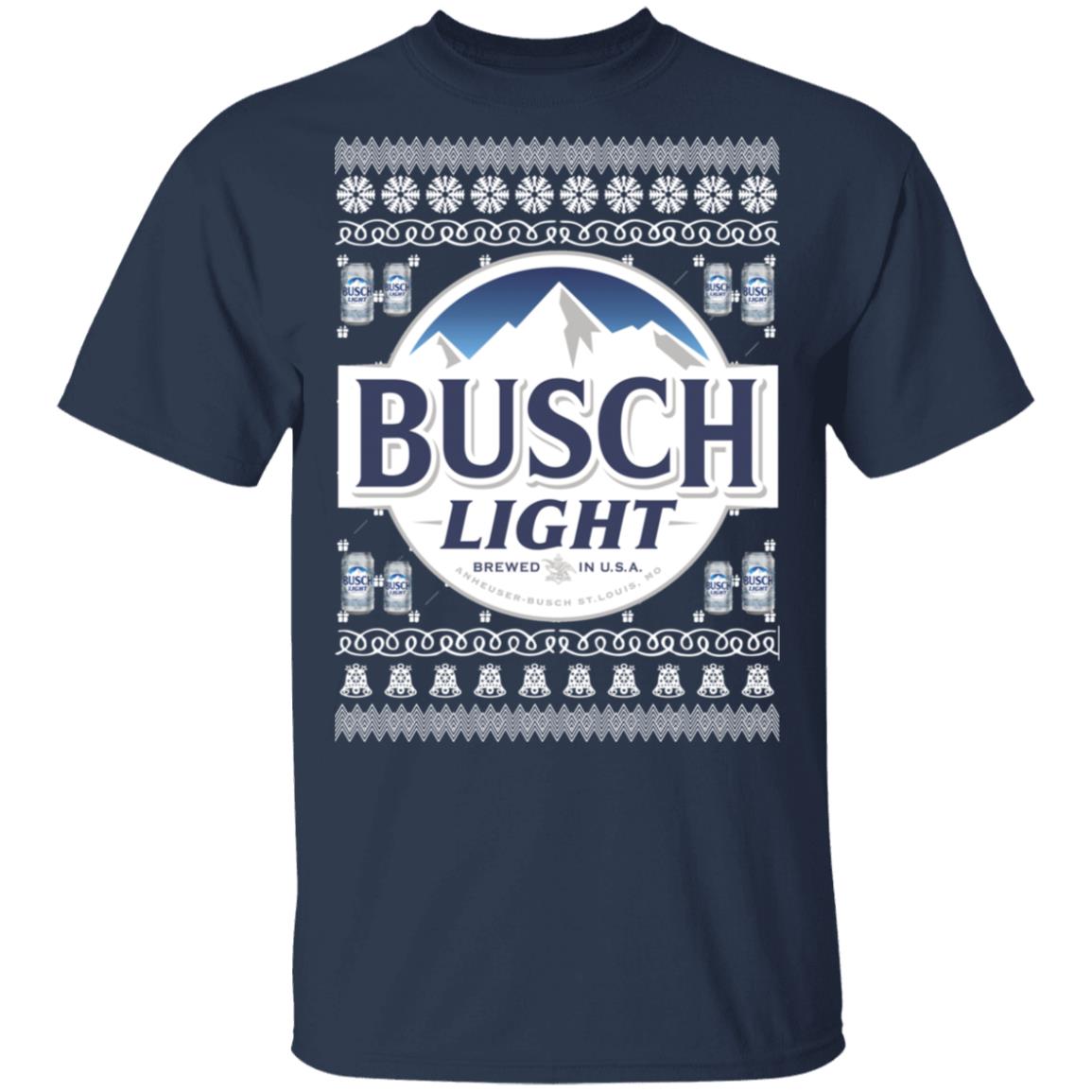 Busch Light Beer Ugly Christmas Sweater