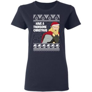 Thor Have a Thorsome Christmas God of Thunder Avengers Ugly Christmas Sweater