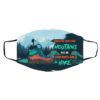 New York City subway map face mask