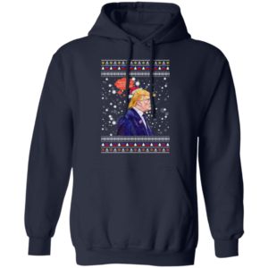 Bah Humbug Trump Ugly Christmas Sweater Long Sleeve