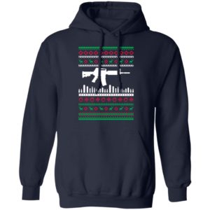 AR15 Machine Gun Ugly Christmas Sweater