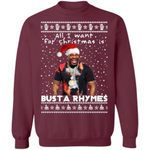 Busta Rhymes Rapper Ugly Christmas Sweater