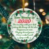 Snoopy Peanuts in Pandemic Quarantine 2020 Tree Decoration Christmas Ornament