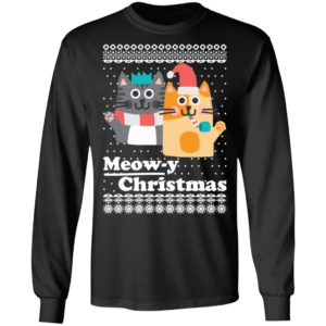 Cats Meowy Christmas Funny Ugly Christmas Sweater
