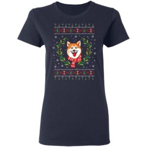 Akita Ugly Christmas Jumper T-Shirt Long Sleeve Sweater