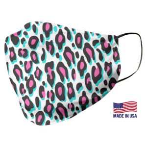 Pink Leopard Pattern Face Mask