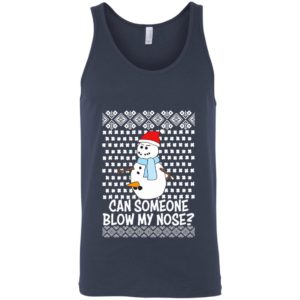 Can Someone Blow My Nose Rude Snowman Offensive Adult Humour Ugly Christmas Sweater