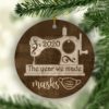 2020 We Just Rolled With It Toilet Paper Shortage Christmas Tree Ornament