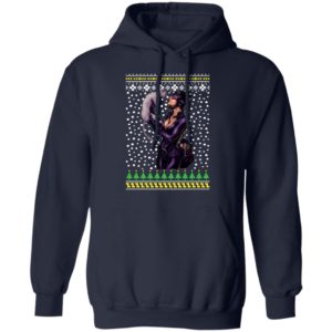 Catwoman and Cat Ugly Christmas Sweater