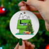 San Francisco Snoopy Christmas Circle Ornament