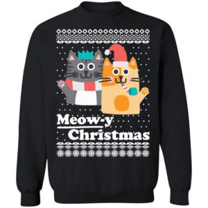 Cats Meowy Christmas Funny Ugly Christmas Sweater