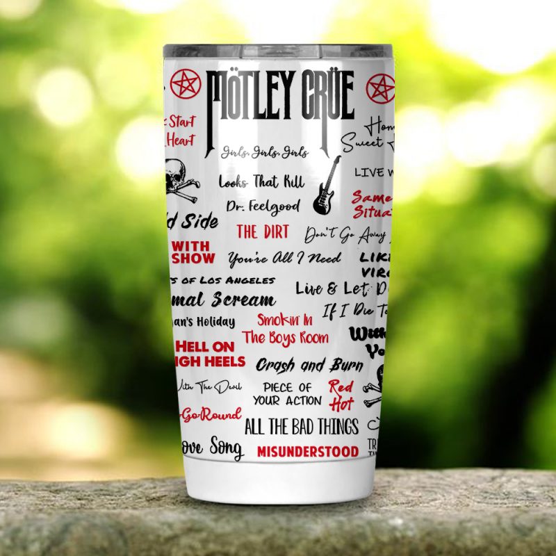 Motley Crue Tumbler 20oz 30oz Motley Crue Tumbler 20oz 30oz