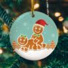 Mele Kalikimaka Hawaiian Christmas Tree Decorative Christmas Tree Ornament