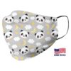 Panda Pattern White Face Mask