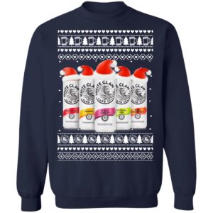 Five Flavors White Claw Hard Seltzer Ugly Christmas Sweater