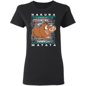 Disney Lion King Pumba Ugly Christmas Sweater