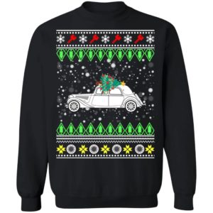 Citroen Traction Avant Classic Car Ugly Christmas Sweater