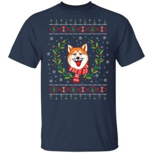Akita Ugly Christmas Jumper T-Shirt Long Sleeve Sweater