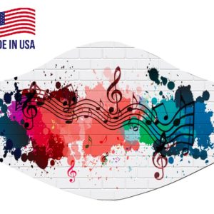 Musical Notes Reusable Face Mask