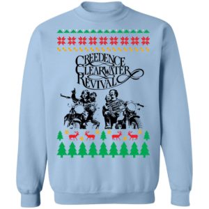 Creedence Clearwater Revival Band Ugly Christmas Sweater