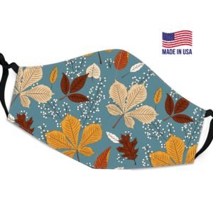 Leaves Beige Reusable Face Mask