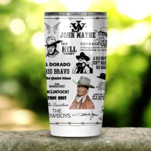 John Wayne Tumbler 20oz 30oz