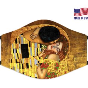 The Kiss Fine Art Famous Reusable Face Mask