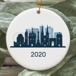 Bordeaux City 2020 Christmas Tree Ornament