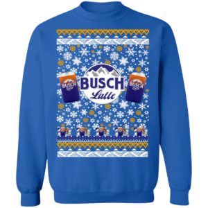 Busch Latte Beer Ugly Christmas Sweater