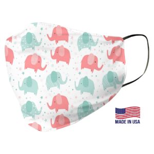Elephant Pattern Face Mask