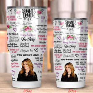 Shania Twain Tumbler 20oz 30oz