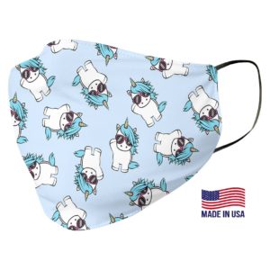 Cool Unicorn Pattern Face Mask