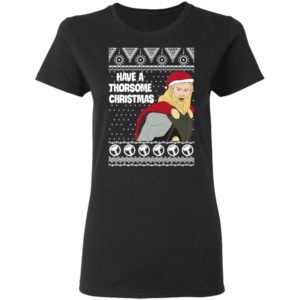Thor Have a Thorsome Christmas God of Thunder Avengers Ugly Christmas Sweater