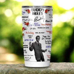 Buddy Holly Tumbler 20oz 30oz