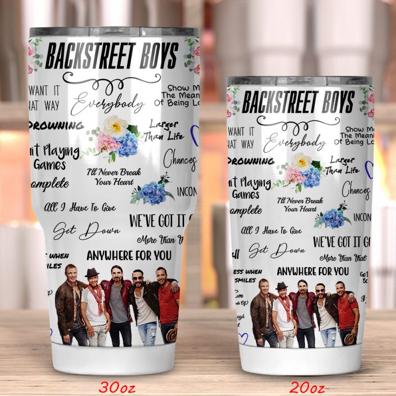 Backstreet Boys Tumbler 20oz 30oz Backstreet Boys Tumbler 20oz 30oz