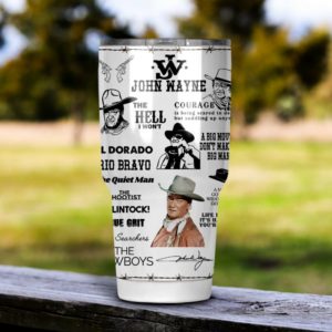 John Wayne Tumbler 20oz 30oz
