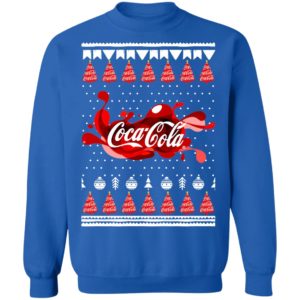 Coca Cola Funny Ugly Christmas Tree Sweatshirt